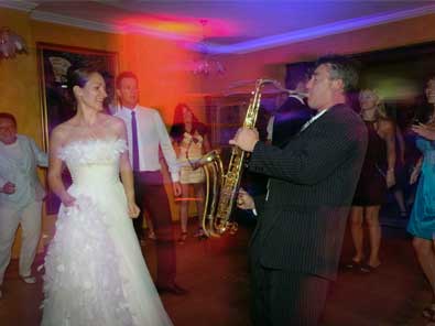 DJJS Jürgen Schwarz Entertainment Hochzeitsparty mit Saxophon